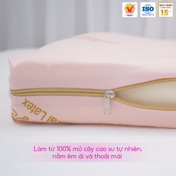 GỐI NẰM LƯỢNG SÓNG CAO SU THIIÊN NHIÊN THẮNG LỢI - Hình ảnh 3
