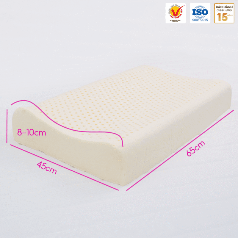 GỐI NẰM LƯỢNG SÓNG CAO SU THIÊN NHIÊN THẮNG LỢI - Ảnh 2