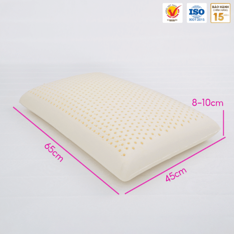 GỐI NẰM OVAL CAO SU THIÊN NHIÊN THẮNG LỢI - Ảnh 2