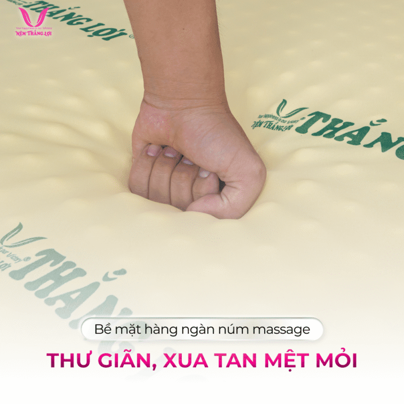NỆM CAO SU NON MASSAGE THẮNG LỢI - Ảnh 3