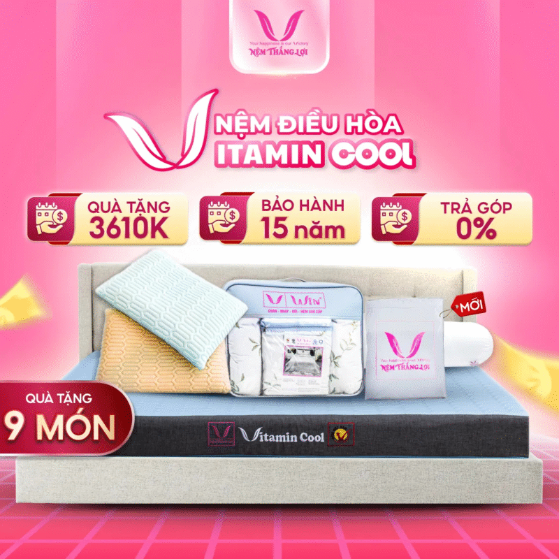 NỆM ĐIỀU HÒA VITAMIN COOL THẮNG LỢI