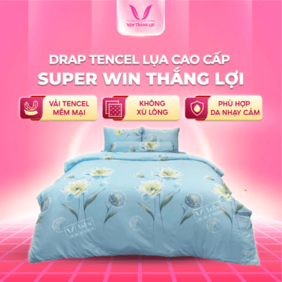 DRAP MỀN TENCEL LỤA CAO CẤP THẮNG LỢI SUPER WIN