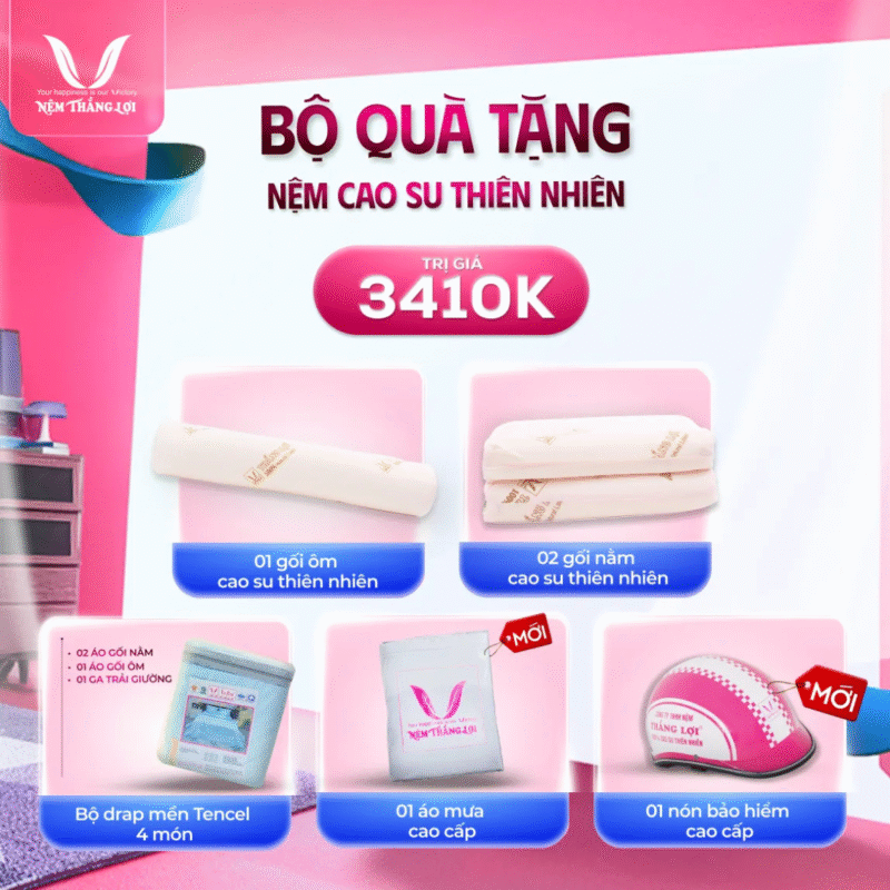 NỆM CAO SU THIÊN NHIÊN SUPER WIN THẮNG LỢI - Ảnh 2