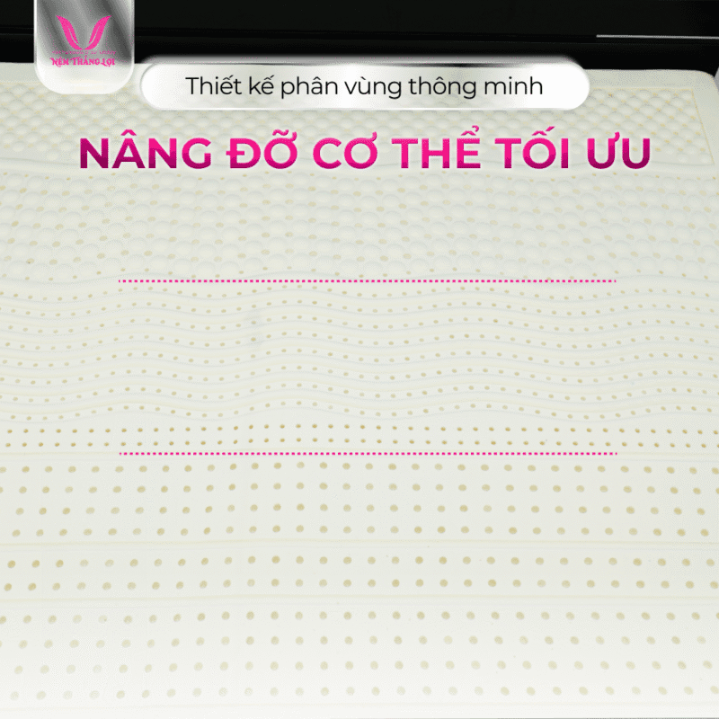 NỆM CAO SU THIÊN NHIÊN ROSI MASSAGE THẮNG LỢI - Ảnh 4