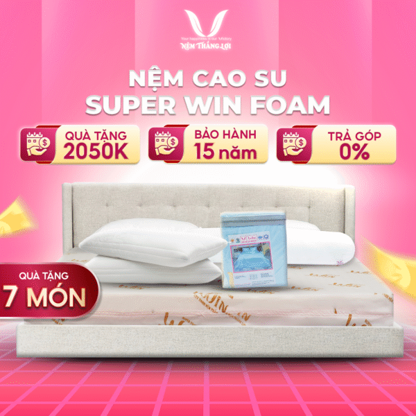NỆM CAO SU SUPER WIN FOAM THẮNG LỢI