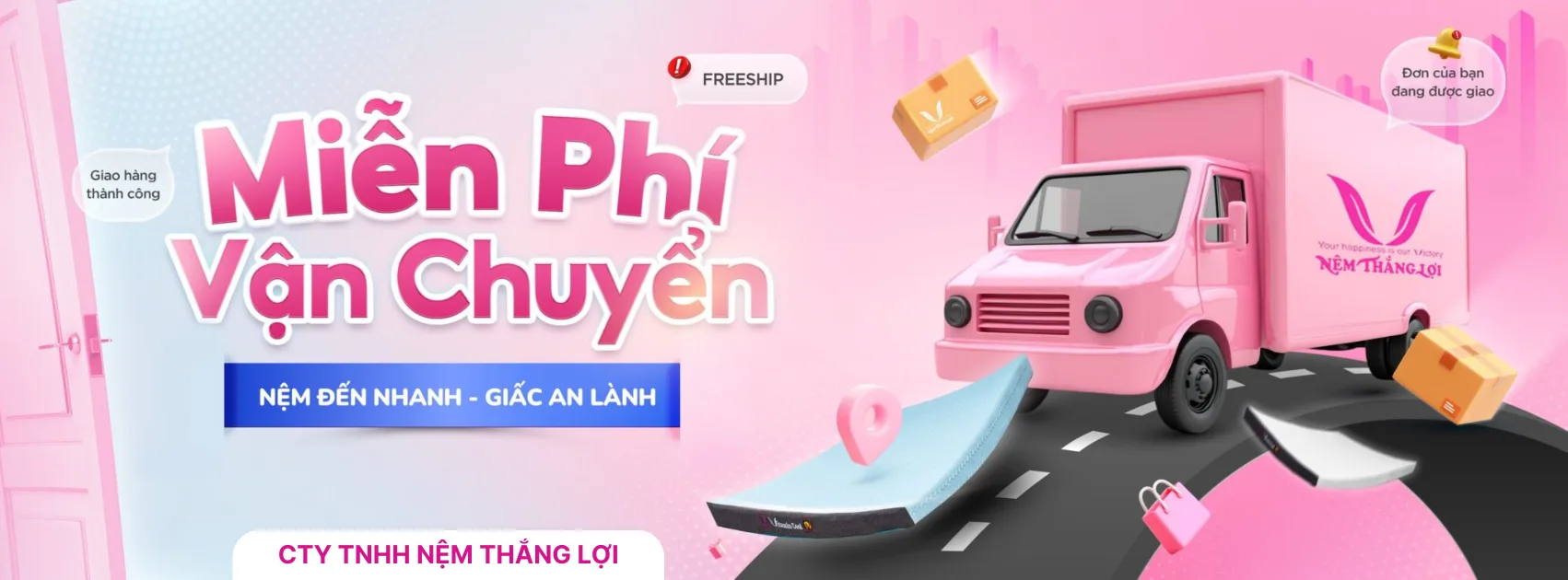 Nệm Hybrid Matcha Cool Thắng Lợi miễn phí vận chuyển toàn quốc