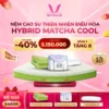 Nệm Cao Su Thiên Nhiên Điều Hòa Hybrid matcha cool