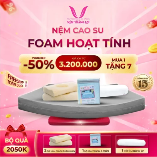 Nệm Cao Su Foam Hoạt Tính