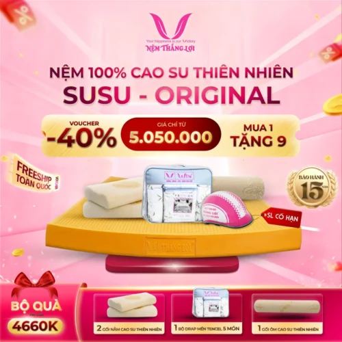 Nệm Cao Su Thiên Nhiên SuSu Original