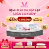 Nệm Lò Xo Túi Đập Lập Lisa Luxury