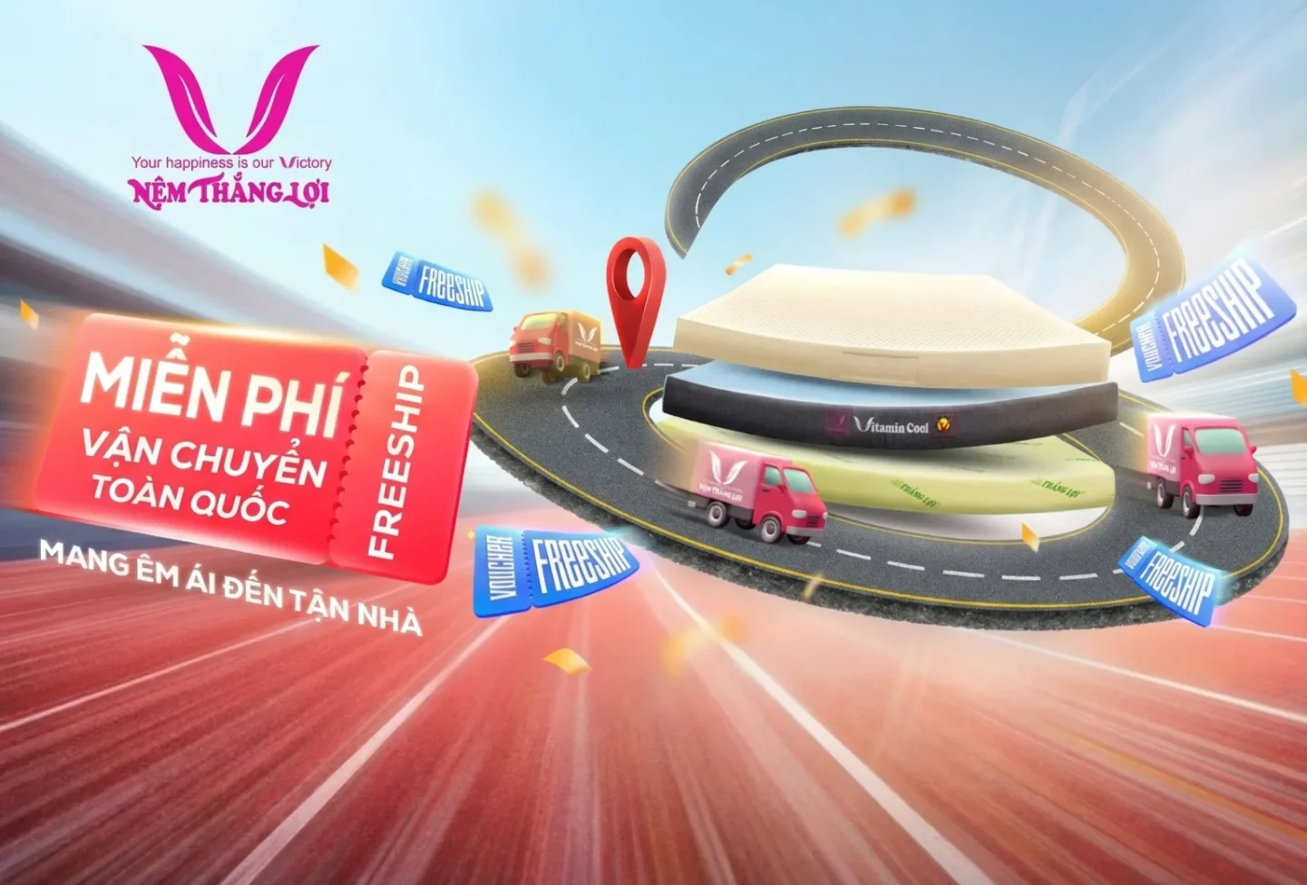 Nệm lò xo Thắng Lợi