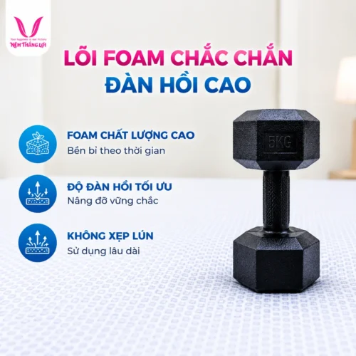 Nem Datlat Foam nang do chac chan